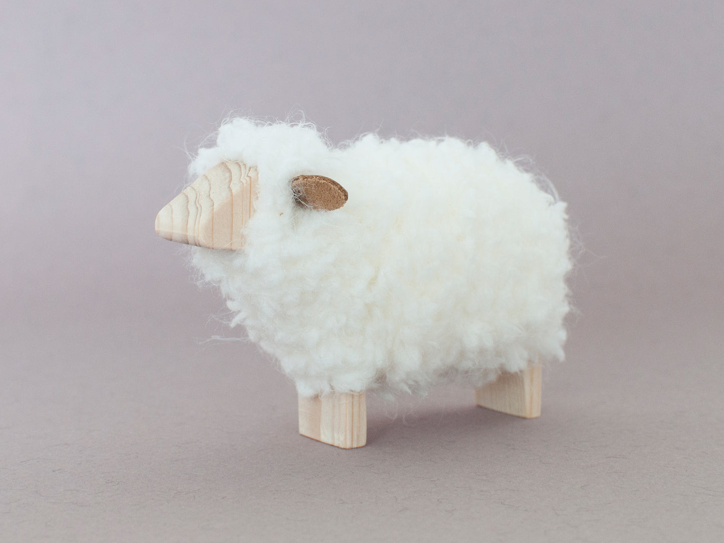 White sheep - faux fleece