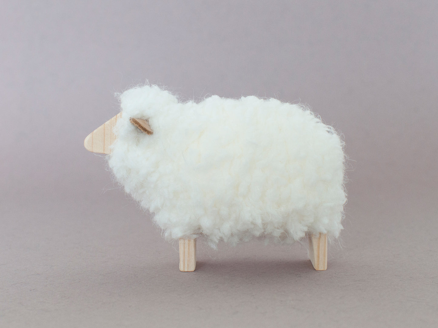 White sheep - faux fleece