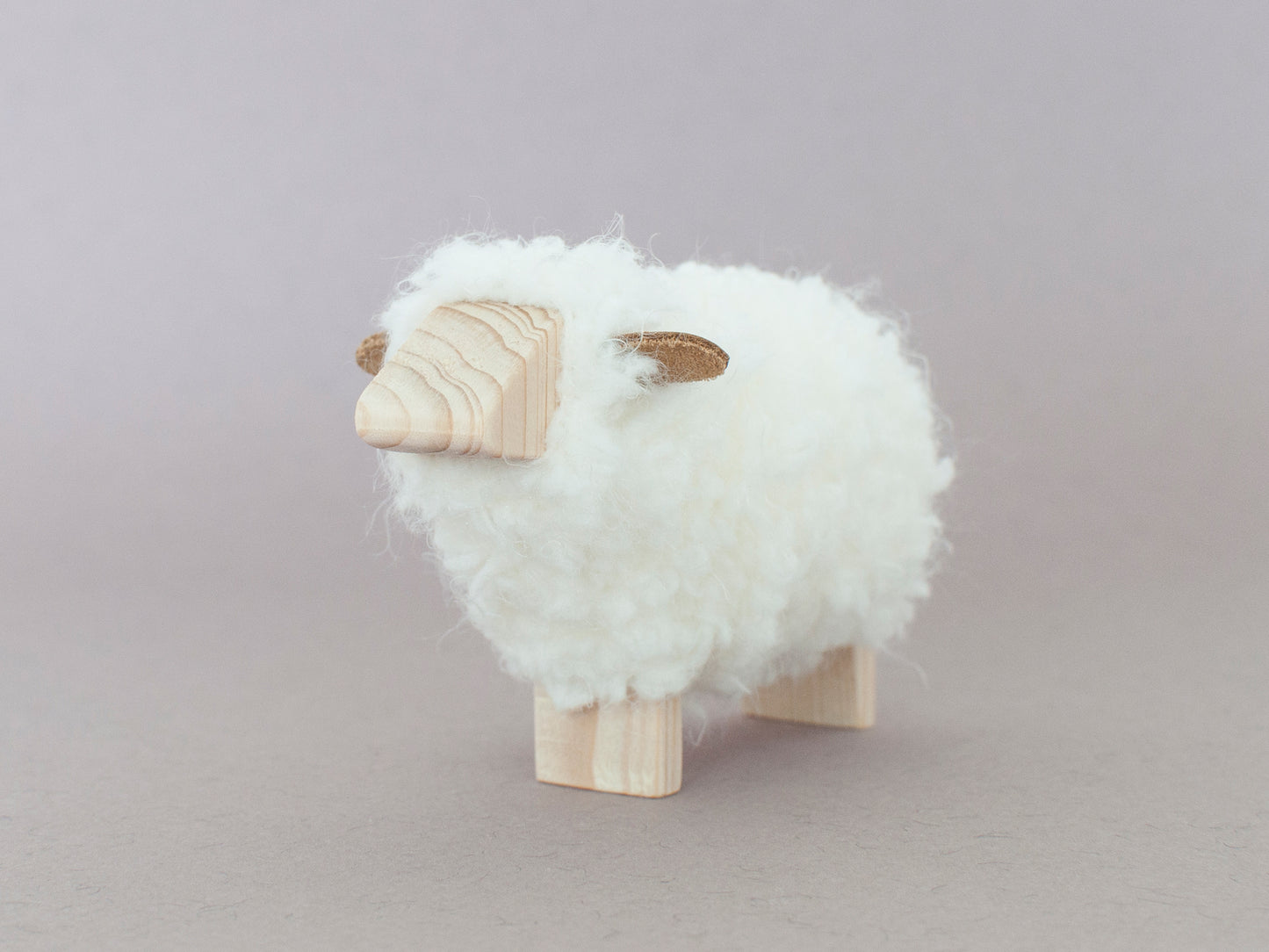 White sheep - faux fleece