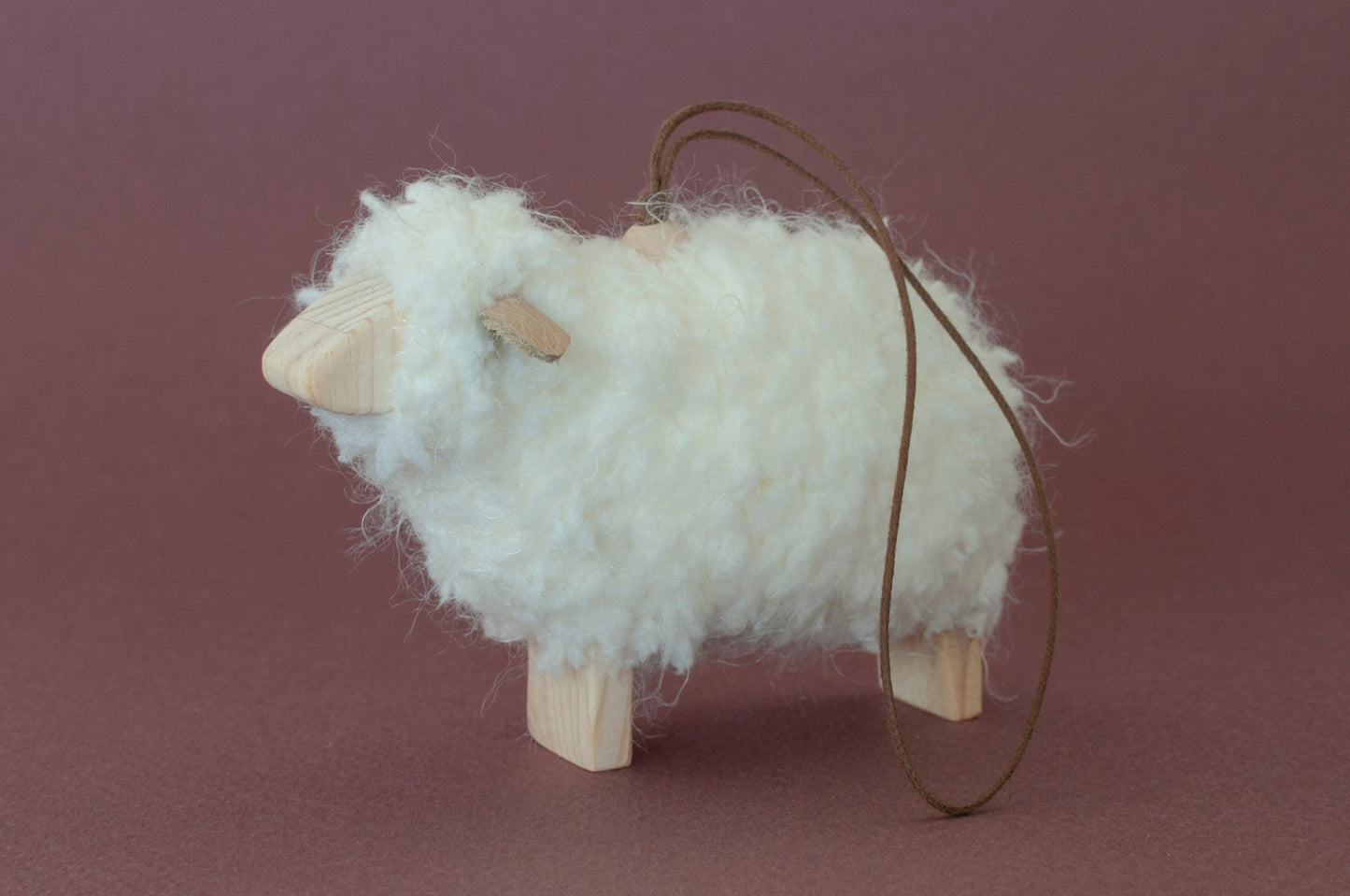 Set of 10 sheep ornaments